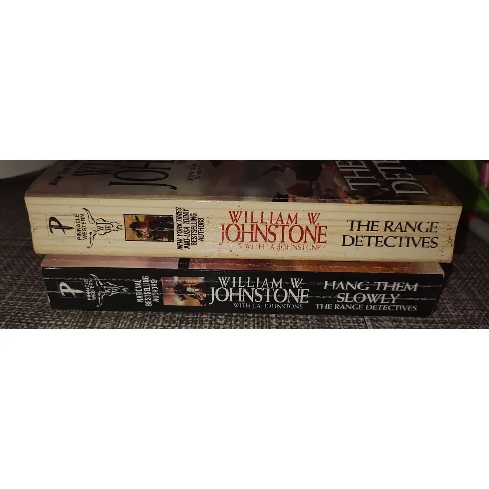 The Range Detective Series William W Johnstone paperback (2 in series)